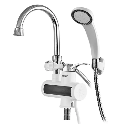 Проточный кран-водонагреватель Zerix ELW220E (с индик. темп.) (ZX3079) Проточный кран-водонагреватель Zerix ELW220E (с индик. темп.) (ZX3079)